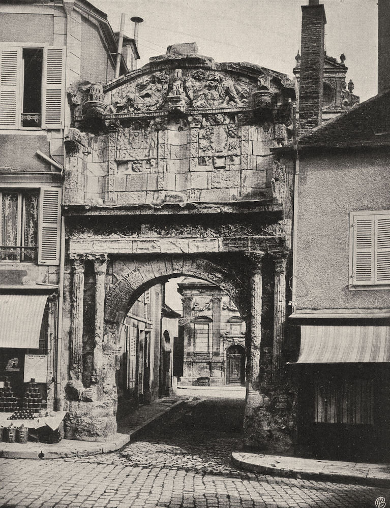 YONNE. Auxerre- Porte Saint-pierre 1905 old antique vintage print picture